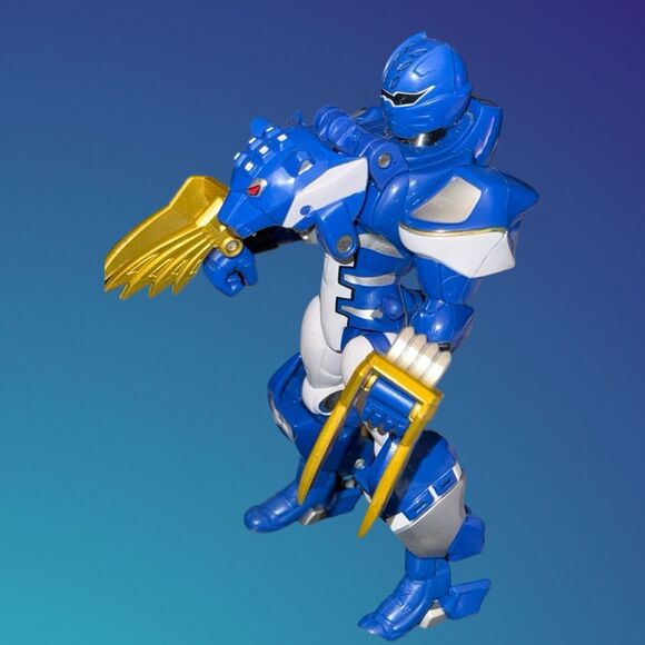 Bandai Power Rangers Jungle Fury Deluxe Blue Jaguar Animorphin Transforms B2 - Picture 4 of 9